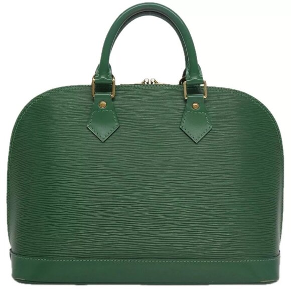 LOUIS VUITTON Epi Alma Hand Bag Borneo Green - Picture 4 of 16